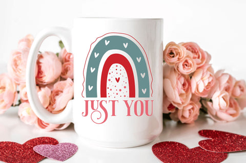 Rainbow Valentine's Svg Bundle SVG Regulrcrative 