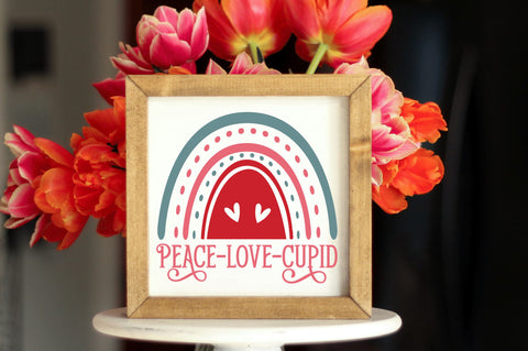 Rainbow Valentine's Svg Bundle SVG Regulrcrative 