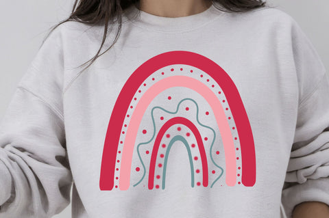 Rainbow Valentines Svg Bundle SVG Regulrcrative 