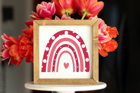 Rainbow Valentines Svg Bundle SVG Regulrcrative 