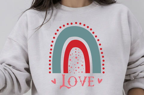 Rainbow Valentine's Svg Bundle SVG Regulrcrative 