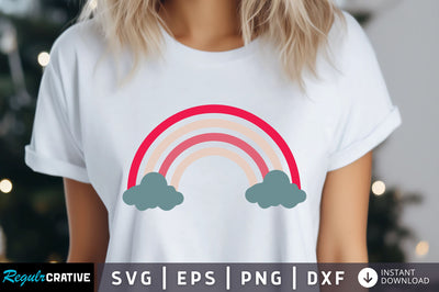 Rainbow Valentine's Svg Design SVG Regulrcrative 