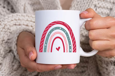 Rainbow valentines Svg Design SVG Regulrcrative 