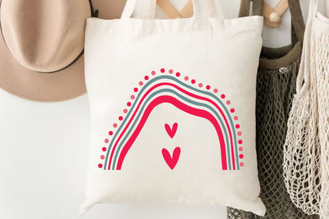 Rainbow Valentine's Svg Design SVG Regulrcrative 