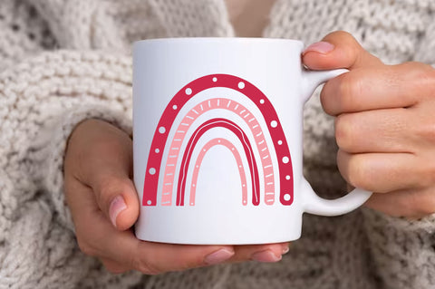 Rainbow valentines Svg Design SVG Regulrcrative 