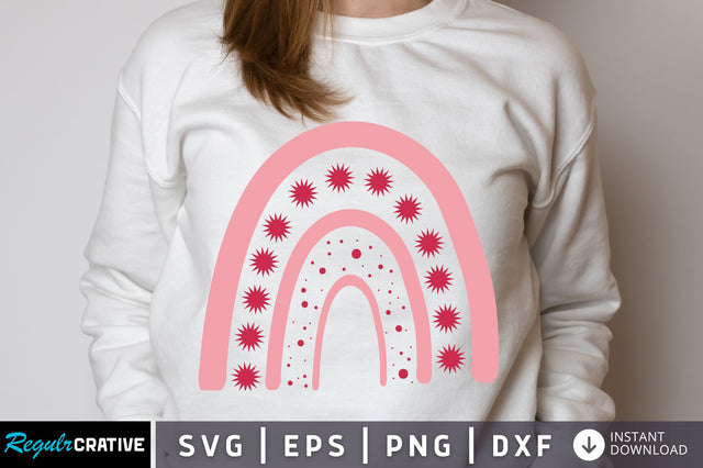 Rainbow valentines Svg Design SVG Regulrcrative 