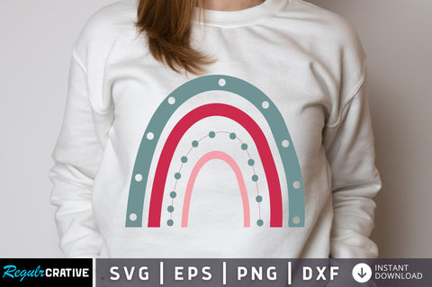 Rainbow valentines Svg Design SVG Regulrcrative 