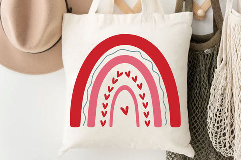 Rainbow Valentine's Svg Design SVG Regulrcrative 