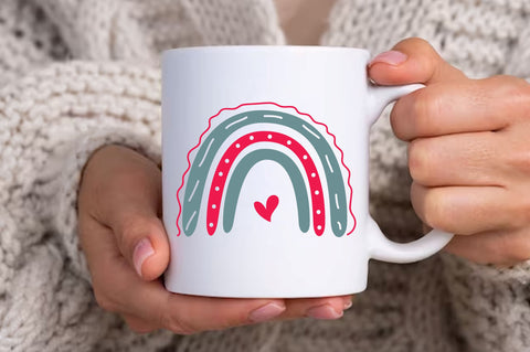 Rainbow Valentine's Svg Design SVG Regulrcrative 