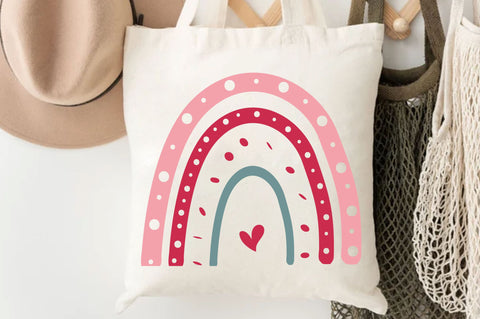 Rainbow valentines Svg Design SVG Regulrcrative 