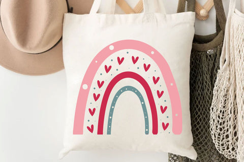 Rainbow valentines Svg Design SVG Regulrcrative 