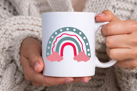 Rainbow Valentine's Svg Design SVG Regulrcrative 