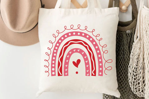 Rainbow Valentine's Svg Design SVG Regulrcrative 