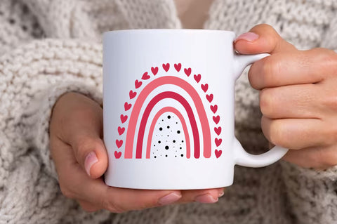 Rainbow valentines Svg Design SVG Regulrcrative 