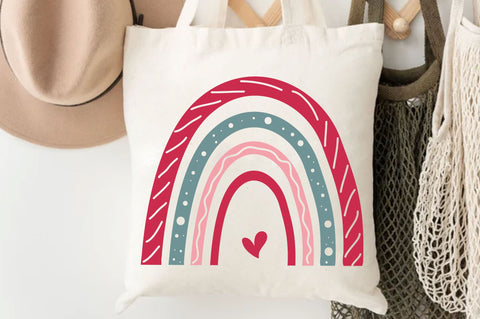 Rainbow valentines Svg Design SVG Regulrcrative 