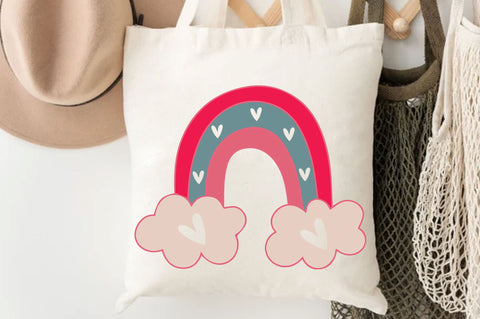 Rainbow Valentine's Svg Design SVG Regulrcrative 