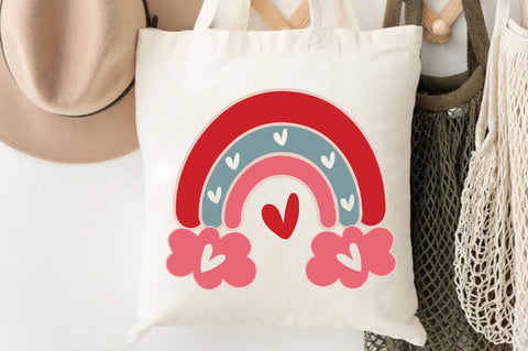 Rainbow Valentine's Svg Design SVG Regulrcrative 