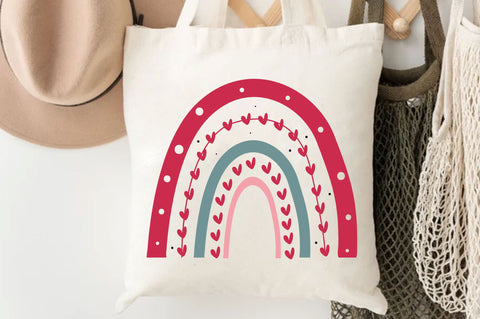 Rainbow valentines Svg Design SVG Regulrcrative 