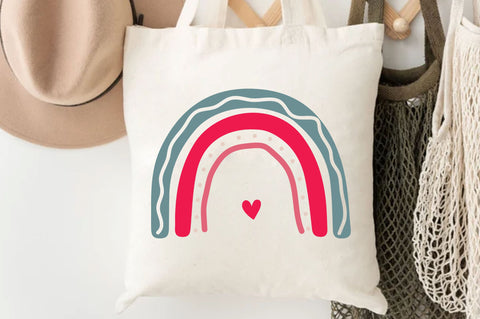 Rainbow Valentine's Svg Design SVG Regulrcrative 