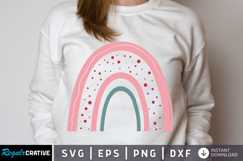 Rainbow valentines Svg Design SVG Regulrcrative 