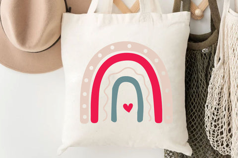 Rainbow Valentine's Svg Design SVG Regulrcrative 