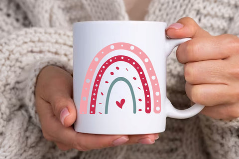 Rainbow valentines Svg Design SVG Regulrcrative 