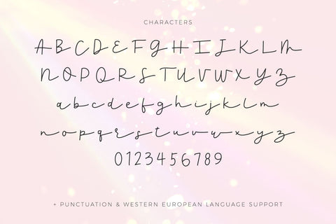 Rainbow Wishes Script Font Beck McCormick 