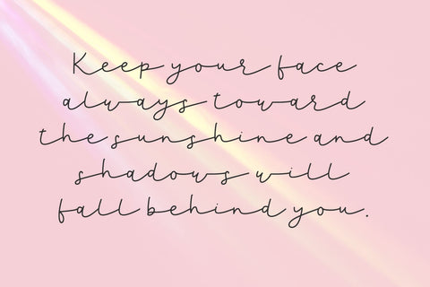 Rainbow Wishes Script Font Beck McCormick 