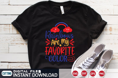 Rainbows Are My Favorite Color Svg SVG designer krishna 