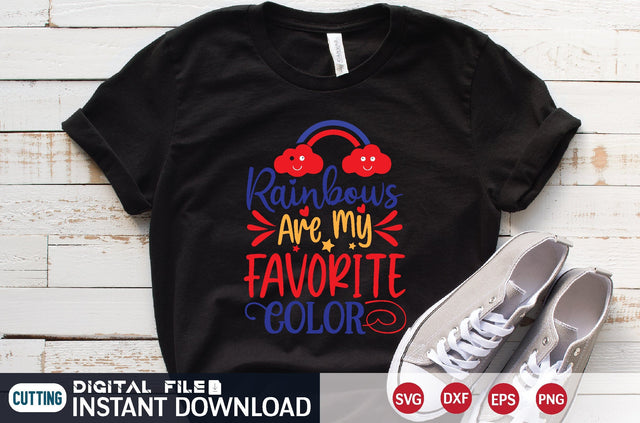 Rainbows Are My Favorite Color Svg SVG designer krishna 