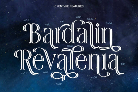 Rainhalf – Decorative Serif Display Font with Swashes & Alternates Font Arterfak Project 