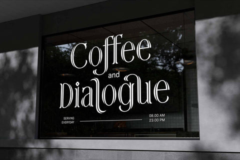 Rainhalf – Decorative Serif Display Font with Swashes & Alternates Font Arterfak Project 