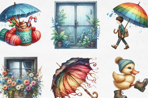 Rainy Day Sublimation Clipart Sublimation SVGista 