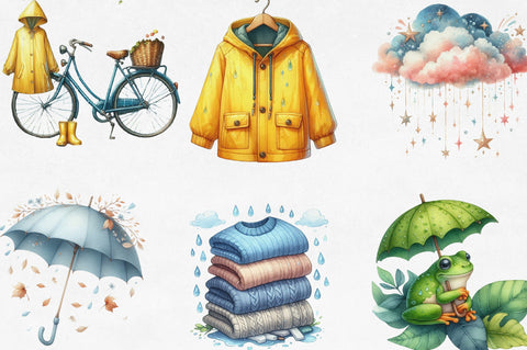 Rainy Day Sublimation Clipart Sublimation SVGista 