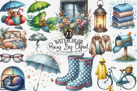 Rainy Day Sublimation Clipart Sublimation SVGista 