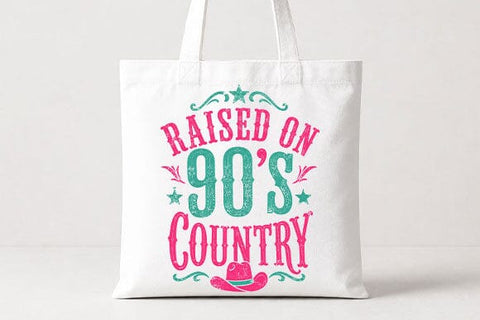 Raised On 90s Country PNG Retro Country Music Digital Download SVG BillahCrafts 