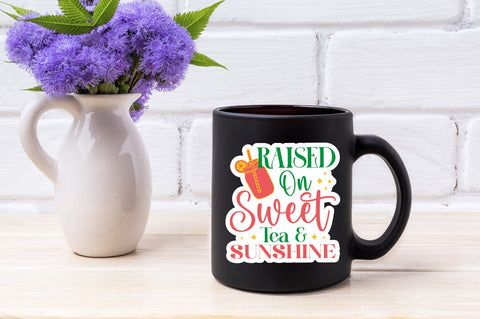 Raised On Sweet Tea & Sunshine SVG Design SVG Designangry 
