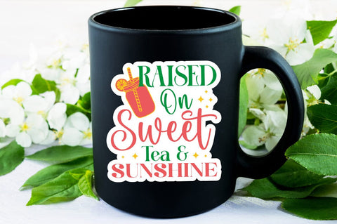 Raised On Sweet Tea & Sunshine SVG Design SVG Designangry 