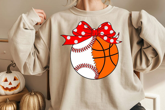 Raising a Baller SVG: Baseball Basketball Red Bandana Design SVG DesignDestine 