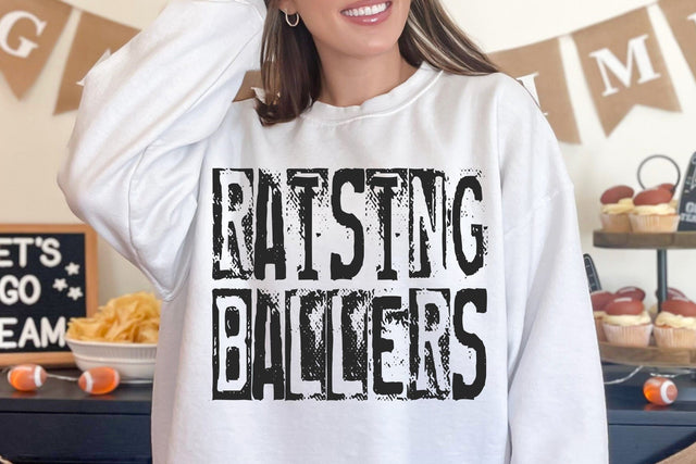 Raising Ballers Typography Design SVG DesignDestine 