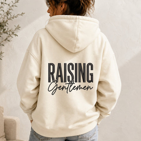 Raising Gentlemen Embroidery Design – Boy Mom Machine Embroidery File, Mother of Boys Parenting Quote Design Embroidery/Applique DESIGNS PatternFeed8 