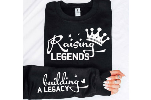 Raising Legends Sleeve SVG Design SVG Regulrcrative 