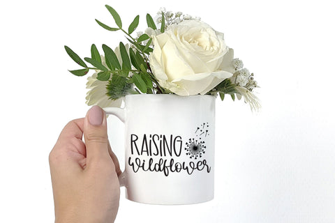 Raising Wildflowers SVG - Wildflower Quote SVG SVG CraftLabSVG 