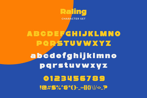Raling - A Display Bold Sans Serif Font studioalmeera 