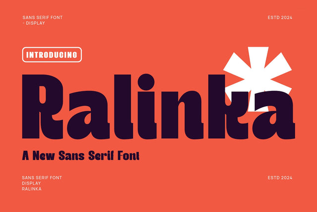 Ralinka - Modern Display Sans Serif Font studioalmeera 