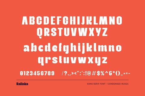 Ralinka - Modern Display Sans Serif Font studioalmeera 