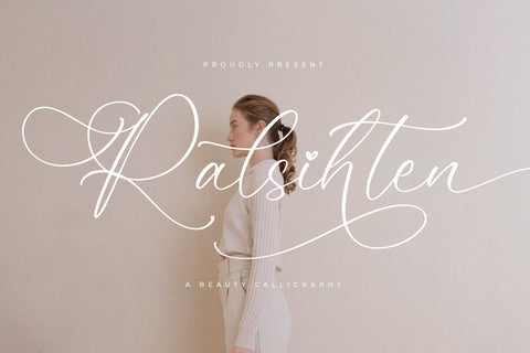 Ralsihten - Beauty Calligraphy Font Storytype Studio 