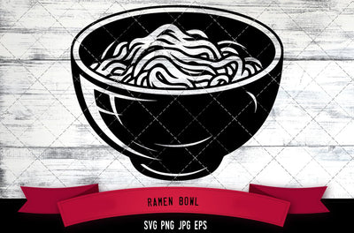 Ramen Bowl SVG, Japanese SVG SVG Loveleen Kaur 