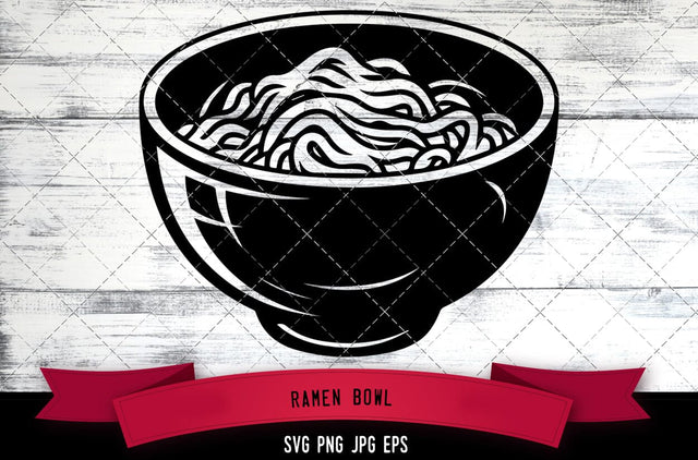 Ramen Bowl SVG, Japanese SVG SVG Loveleen Kaur 