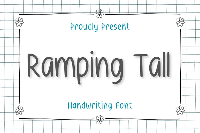 Ramping Tall Font Aisyah 